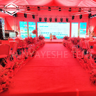 Customized Event Tent, Real Estate Opening Ceremony, Ribbon-Cutting Wedding Tent, Aluminum Alloy Frame Tent, Recycling