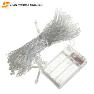 Cross-border hot selling low voltage LED string lights indoor holiday decorative lights three battery box lights string light