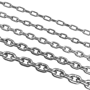 304 Stainless Steel Chain Short Ring Seamless Outdoor Clothesline Traction Lifting Chain Thick Iron Chain Swing 3-8mm