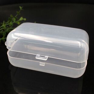 Transparent PP Plastic Empty Box Fawn Teeth Glue Box Molar Bar Food Rectangular Packaging Parts Storage Storage Box