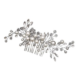 European and American Pearl Bride Hair Comb Headwear Crystal Comb Banquet Hair Accessories Wedding Wedding Dress Accessories Wholesale