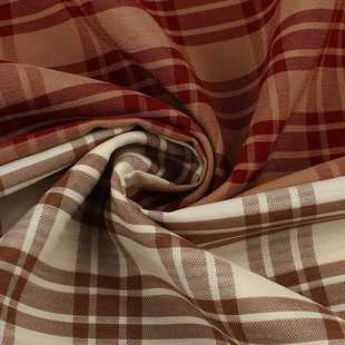 in stock 120g polyester plaid fashion fabric yarn-dyed retro plaid women's dress JK school uniform fabric