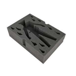 Factory custom sponge packaging lining shockproof anti-static Pearl cotton packaging inner support black sponge lining