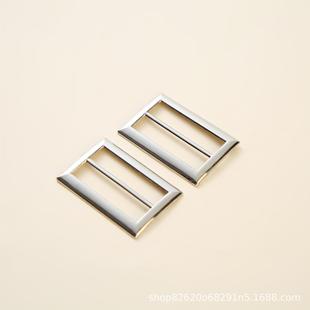 Manufacturer's Ready-made Three-speed Buckle, Luggage Coat Belt, Japanese Buckle, Windbreaker Clothing Cuff Adjustment Buckle, Zinc Alloy Belt