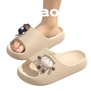 Feeling Slippers Women's Summer Indoor Home Thick Bottom 2025 New Bath Non-slip Couple Sandals Slippers Men's Wholesale