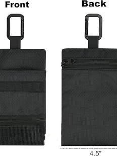 Cross-Border Golf Bag, Ball Holder Bag, Zipper Valuables Accessories, Ball Lock, Mobile Phone Key Storage Bag