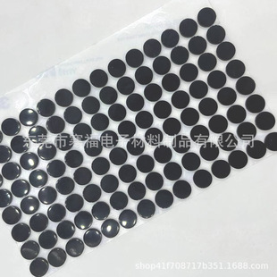 Factory Direct supply silicone gasket self-adhesive black silicone foot pad non-slip shockproof round silicone rubber gasket silicone pad