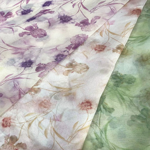 Factory Direct Sales New Floral Fabric Chiffon Printed Fabric Dress Spring and Summer Clothing Halter Top