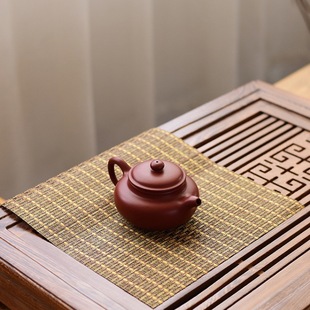 Er Li Kung Fu Tea Set Accessories Tea Mat Bamboo Mat Tea Tray Tea Table Waterproof Tea Ceremony Utensils with Tea Dregs Filter Pad