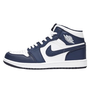 Spring Putian AJ1 Women's Shoes High-top North Carolina Blue Obsidian Board Shoes Men's AJ Shadow Grey Air Force One Men's Shoes