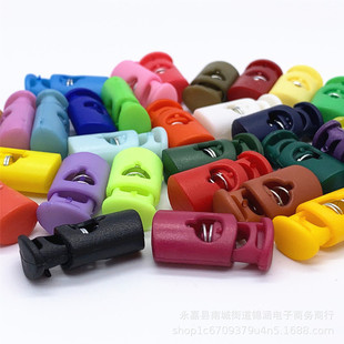 Spring Buckle Pig Nose Buckle Rope Buckle Plastic Buckle Clothes Drawstring Buckle Sweater Hem Elasticity Rope Buckle Shoelace Pants Foot Buckle