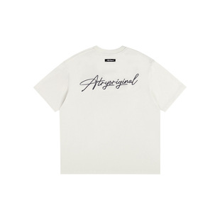 Factory direct LOGO series flower body A high street a T-shirt national tide round neck tr with retro short sleeve loose foundation y