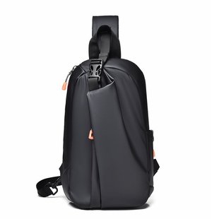 Chest Bag Men's 2023 new shoulder messenger bag men's chest bag Youth Sports small backpack Korean casual men's bag