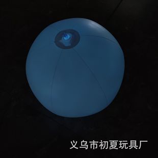 In stock PVC inflatable light-emitting beach ball LED remote control color changing light ball party flashing ball cross-border Carnival party ball