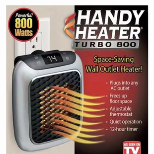 Mini heater with remote control portable electric heater small household office desktop heater electric heater hot fan