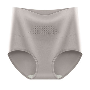 Factory direct women's underwear high waist abdomen honeycomb massage warm palace underwear women 7A antibacterial hip briefs explosions
