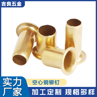 Source factory direct hollow copper rivet round head hollow rivet solid stainless steel nail non-standard Jiliang system