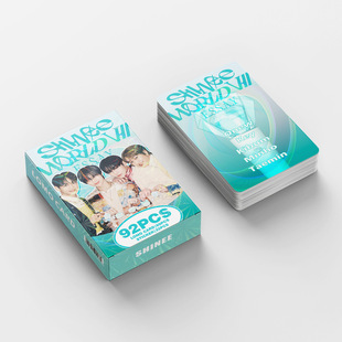 presale 92 small cards SHINEE new special Poet l Artist peripheral star photo card LOMO card