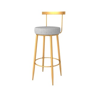 Nordic ins Restaurant Bar Chair Milk Tea Shop Coffee Shop Backrest High Chair Living Room Internet Celebrity Leisure Chair