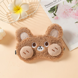 Autumn and winter new shading sleep eye mask cartoon cute plush sleep eye mask ice bag eye mask in stock wholesale