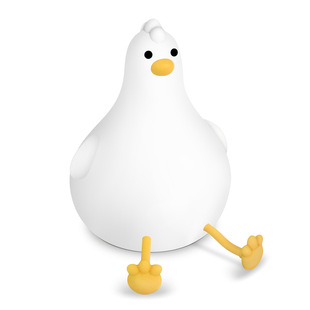 Timed cartoon night light a beat that is bright baby silicone clap light bedside feeding lamp charging long battery life