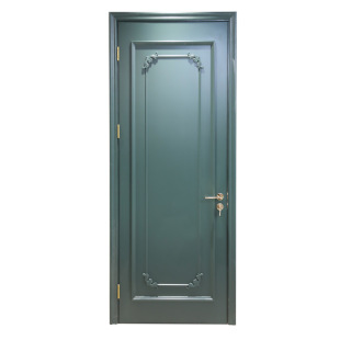 French door solid wood composite wooden door indoor room set door manufacturer simple carved soundproof bedroom door