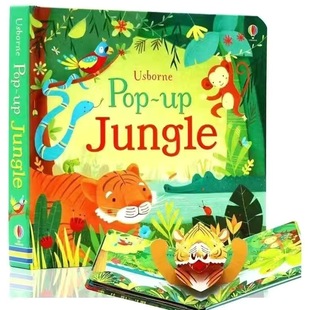 English 3D pop-up book flip book children's intelligence development parent-child popular science books