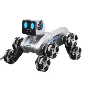Cross-border children's eight-wheel stunt mechanical dog multifunctional gesture sensing remote control car electric deformation climbing toy dog