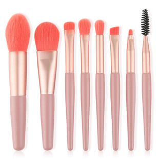 Beauty Makeup Tools Morandi 8 Pack Makeup Set Brush Powder High Gloss Blush Eyebrow Brush Lip Brush Full Set Makeup Tools
