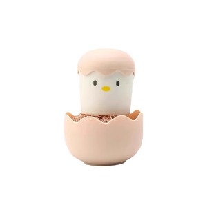 Creative egg shell washing pan brush kitchen large size does not hurt the pan does not hurt the hand cleaning ball with handle does not drop silk wire ball