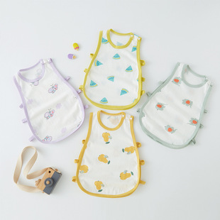 Baby Pipa Vest Summer Ultra-thin Men's Baby Women's Sling Newborn Belly Cotton Hurdle Top 0-June 3