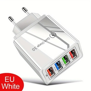 Многопорное зарядное устройство 4USB 5V2A зарядное устройство для мобильного телефона