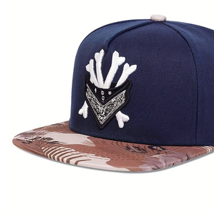 New Fashion Unisex Ny Baseball Cap with Letter Embroidery, Flat Brim Korean Style Trendy Hip-Hop Cap, Cross-Border Sun Protection Duckbill Cap