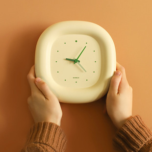 Simple fashion bubble clock wall clock New Chinese style living room home bedroom mute clock multifunctional decorative desk clock