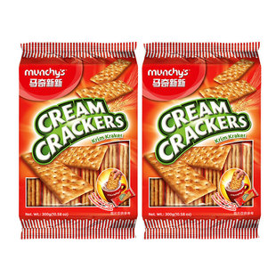 Munchy's Makchi New Original Milk Taste Square Sweet Crisp Soda Biscuit Combination Spring Festival New Year Goods