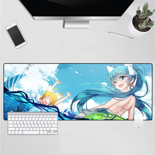 Chuyin Future Wholesale Secondary Mouse Pad Chuyin Future Animation Table Pad Oversized Waterproof Locking Edge for Girls