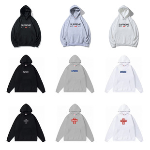 Correct Version Classic Alphabet logo Tiffany Milan Los Angeles Chicago Hooded Sweatshirt Loose Long Sleeve