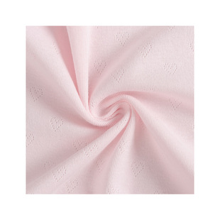 Combed Cotton Jacquard Jersey Single-sided Summer Lightweight Skin-friendly Knitted Jacquard Fabric Baby Sleeping Clothes Fabric