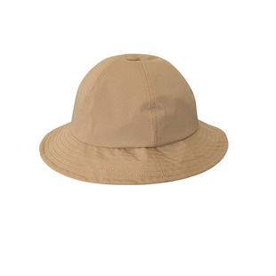 Functional men's fisherman hat exported to Japan waterproof fabric disposable Maruko women's basin hat spring and summer black dome bucket hat