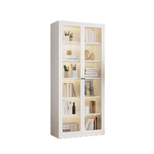 Floor Storage Cabinet Formaldehyde-free Children's Toy Cabinet Picture Book Rack with Door Bookshelf Steel Living Room Storage Cabinet