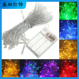 led battery box light string waterproof battery box Christmas holiday decorative lights small flashing lights usb indoor light string