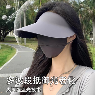 Simple Traceless Sunscreen Hat Foldable Large Brim Sunshade Hat Women's Travel All-match Internet-popular Sun Hat
