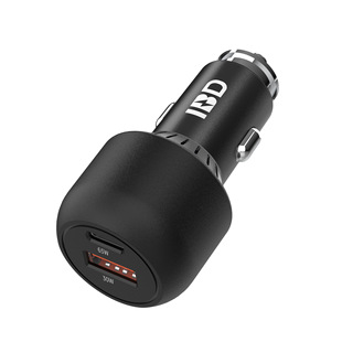 New High-Power Metal Car Charger 95W Fast Charger Pd Port 65W+Qc Port 30W Car Charger