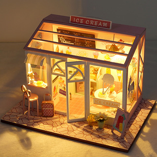 Tianyu ручной работы DIY Cabin, серия продуктов питания и игрового магазина, супер милый креативный собранный магазин, подарок на день рождения