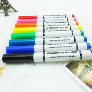 Factory Direct green watercolor pen children graffiti pen 12 color 24 color watercolor pen brush wholesale