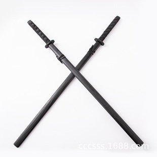 Wooden Paint One Meter Samurai Wooden Knife Black Large Toy Toy Samurai Wooden Sword Ninja Scenic Crafts