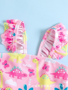 2024 Girls Summer New Sports Swimsuit suit Children's Little Girl Bikini Split 2 Piece Swimsuit