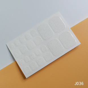 Cross-border new pure flash series toe solid color nail glitter powder now supply nail stickers suit full paste wholesale