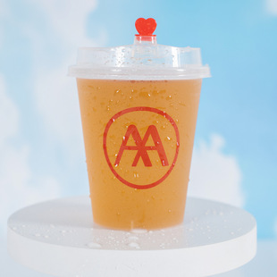 Customized Milk Tea Cup with Lid, Transparent Frosted Disposable Cup, Hard Plastic Hard Cup, Pp Plastic Cup with Straw