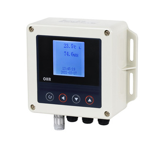 Hongrun Temperature and Humidity Controller Wall-mounted Dew Point Temperature and Humidity Controller Industrial Greenhouse Temperature and Humidity Sensor Transmitter
